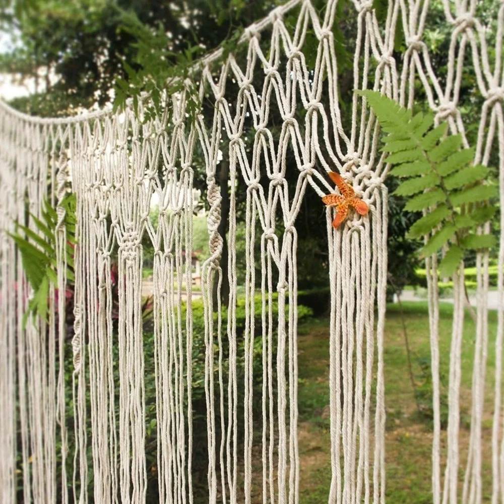 Large Bohemian Macrame Backdrop for weddings or events - Picture 3 of 4